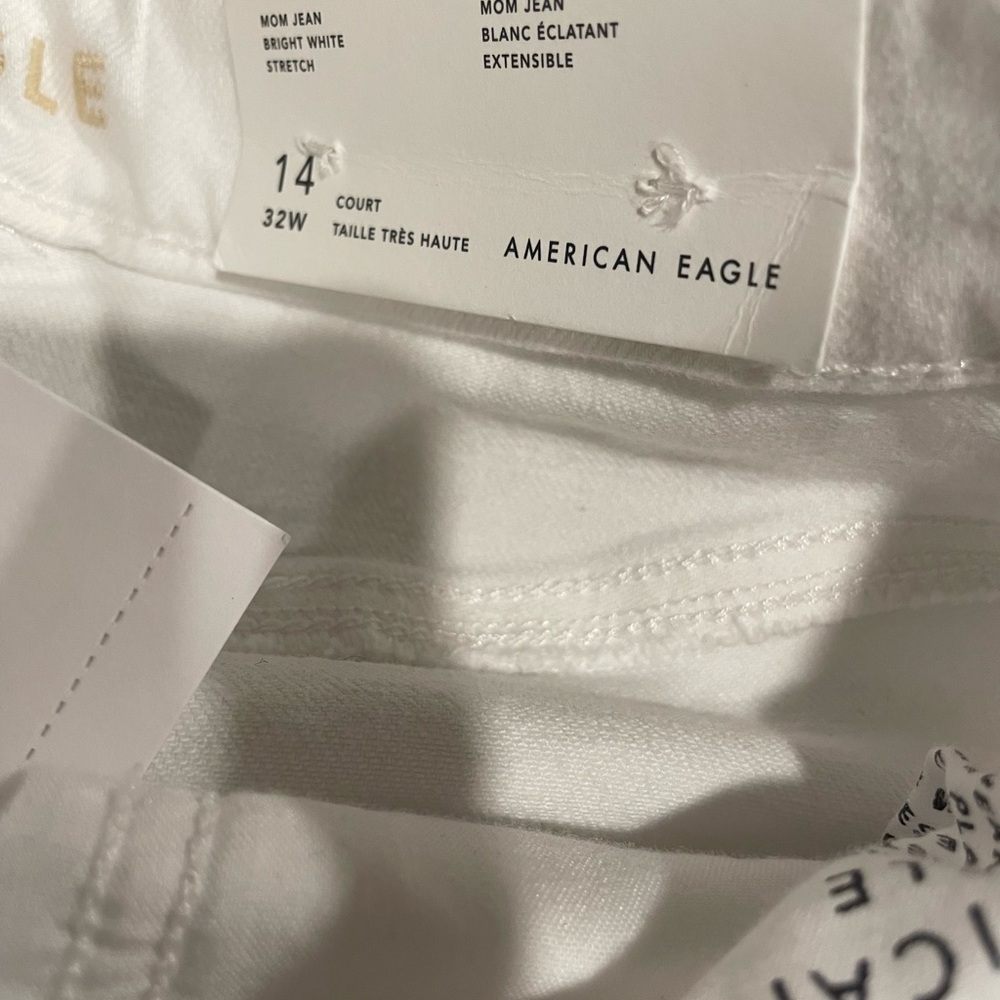 American Eagle Outfitters White Ankle Jeans - Picture 5 of 8